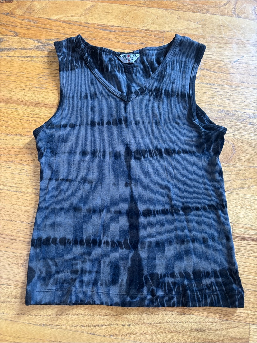 HARD TAIL Cotton Ribbed Tie-Dye Muscle Tee Made in USA